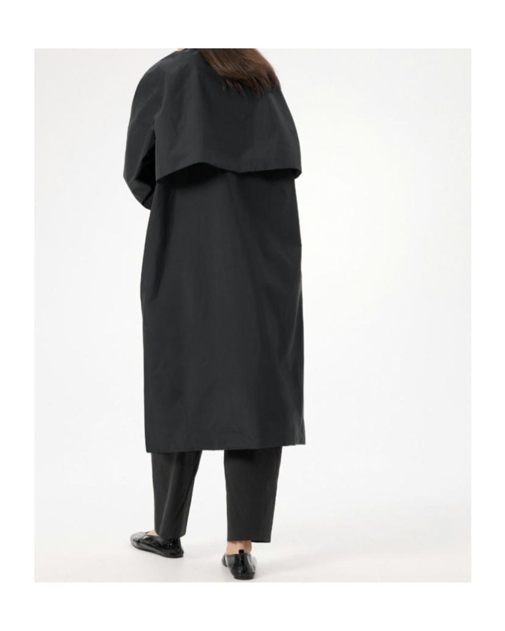 Veilance Black Nitra Trench Coat