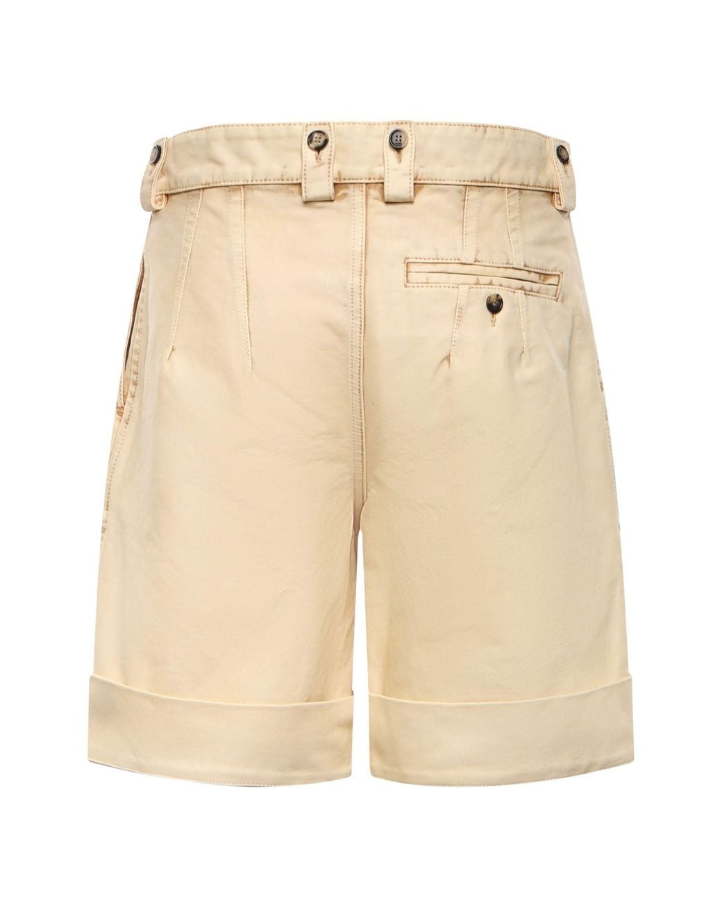 Loewe Natural Turn-Up Shorts for men
