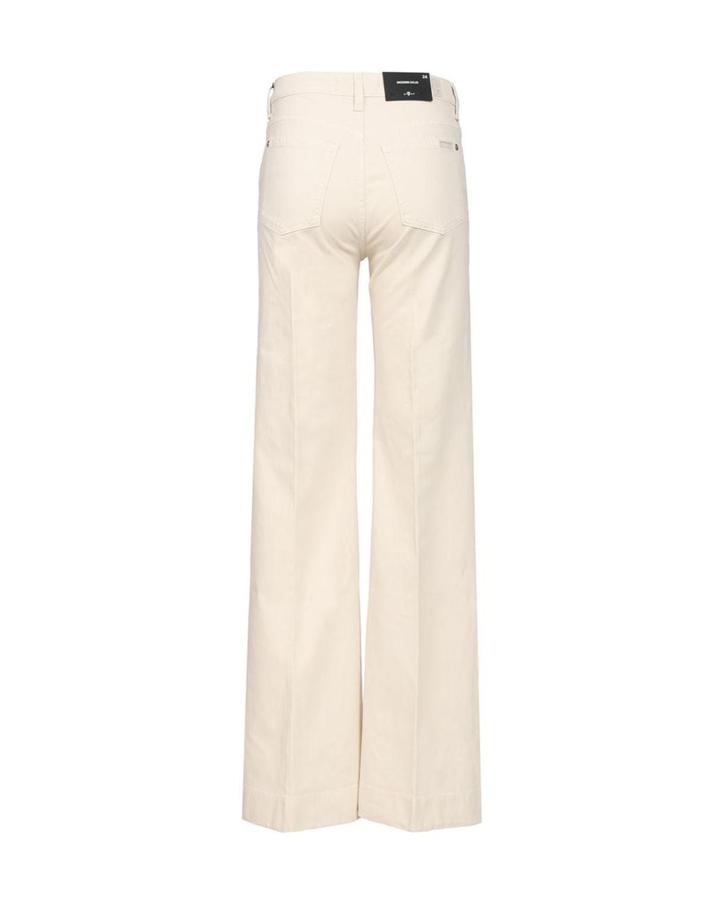 7 For All Mankind White Jeans
