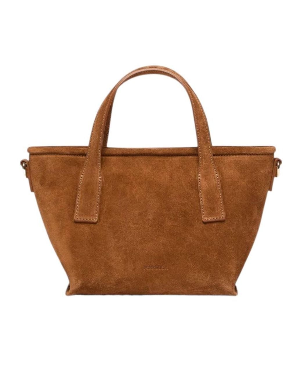 Marella Brown Suede Handbag