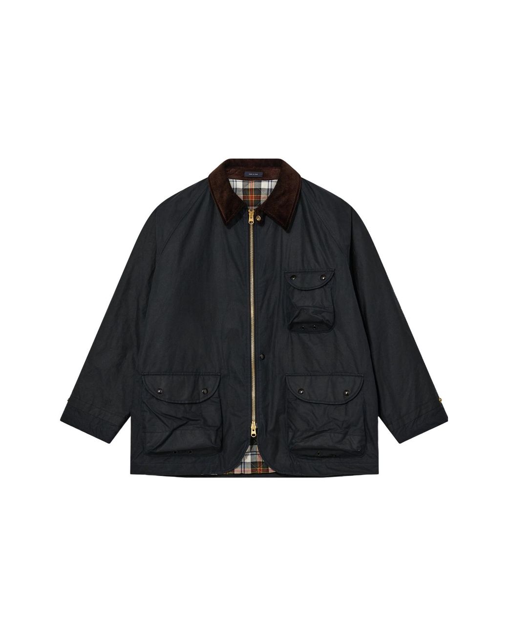 Drake's Black Long-Sleeved Casual Jacket for men
