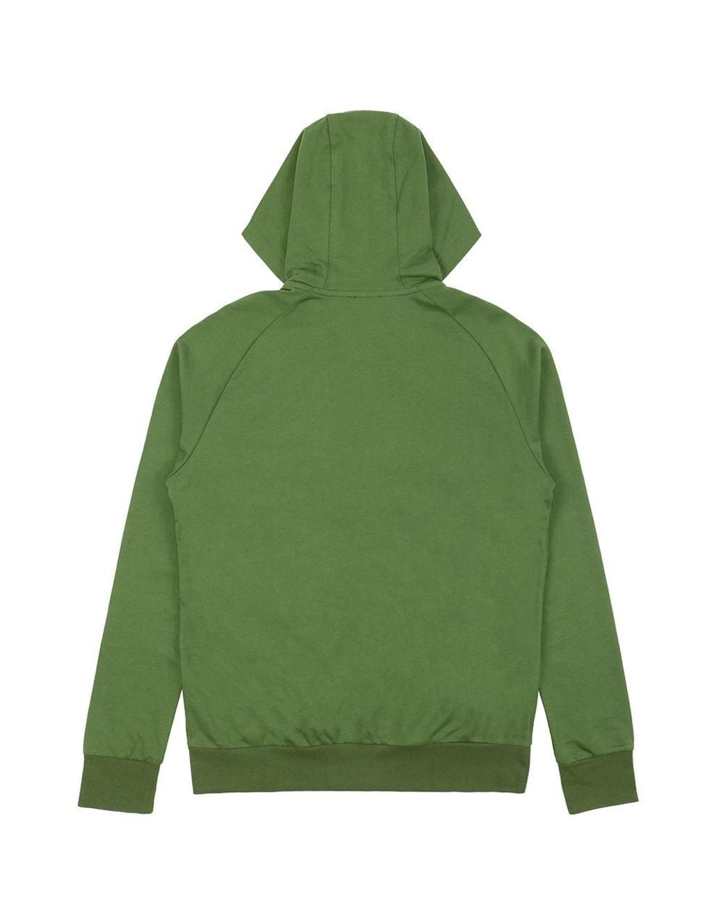 EA7 Green Logo Printed Hooded Casual Jacket for men