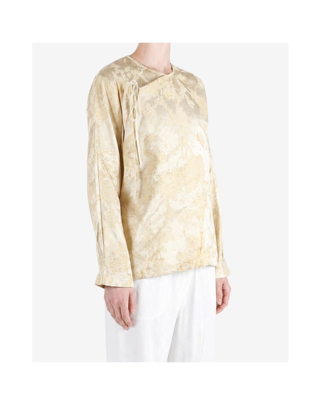 Uma Wang Natural Tie-Front Cover-Up