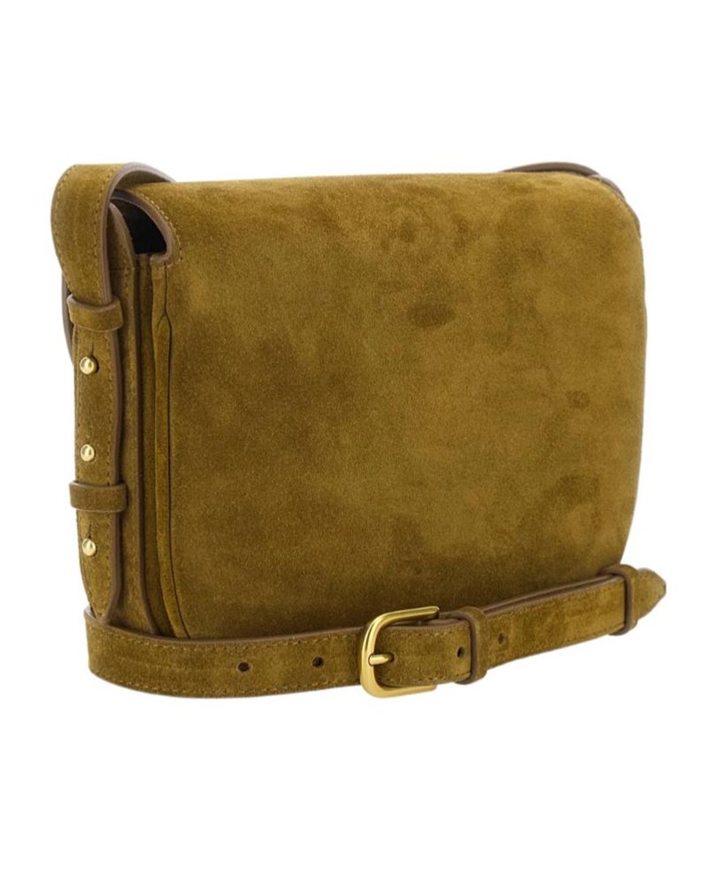 Soeur Green Bellimin Flap Shoulder Bag