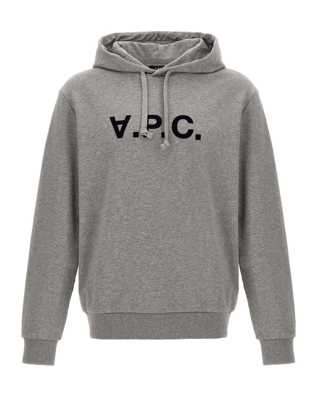 A.P.C. Gray 'Vpc' Hoodie for men