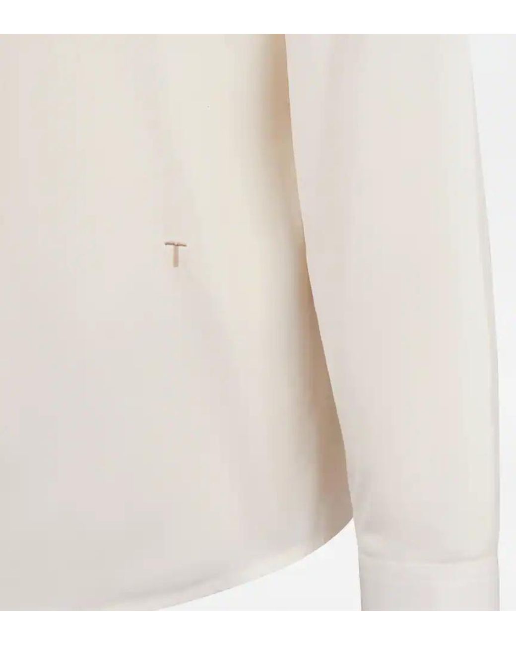 Tod's White Long-Sleeved Shirt