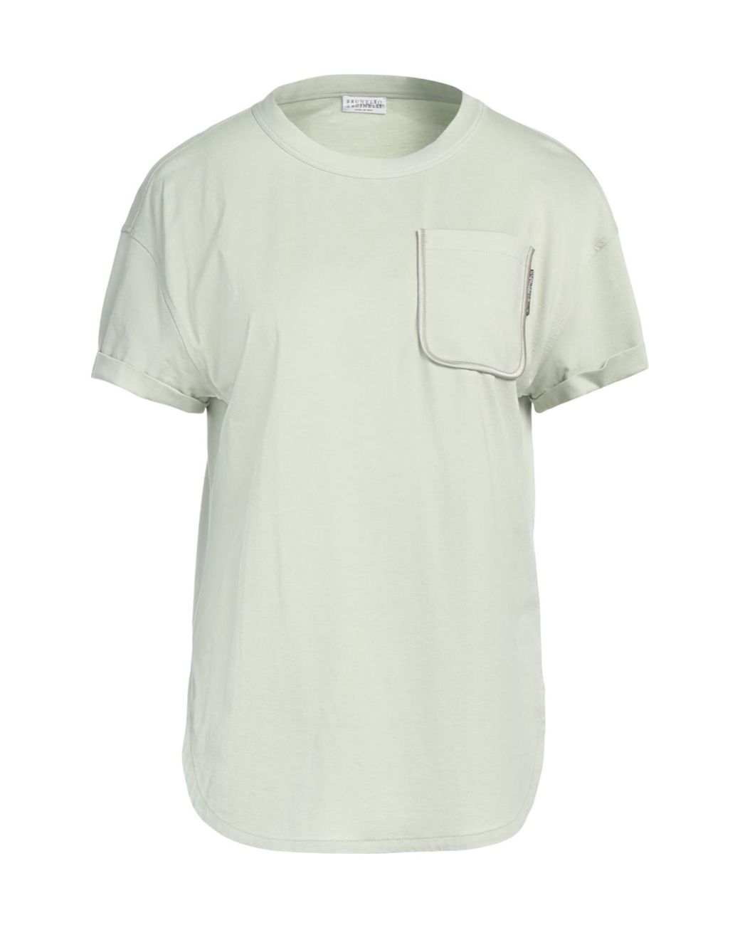 Brunello Cucinelli Green Short Sleeve Crew Neck T-Shirt