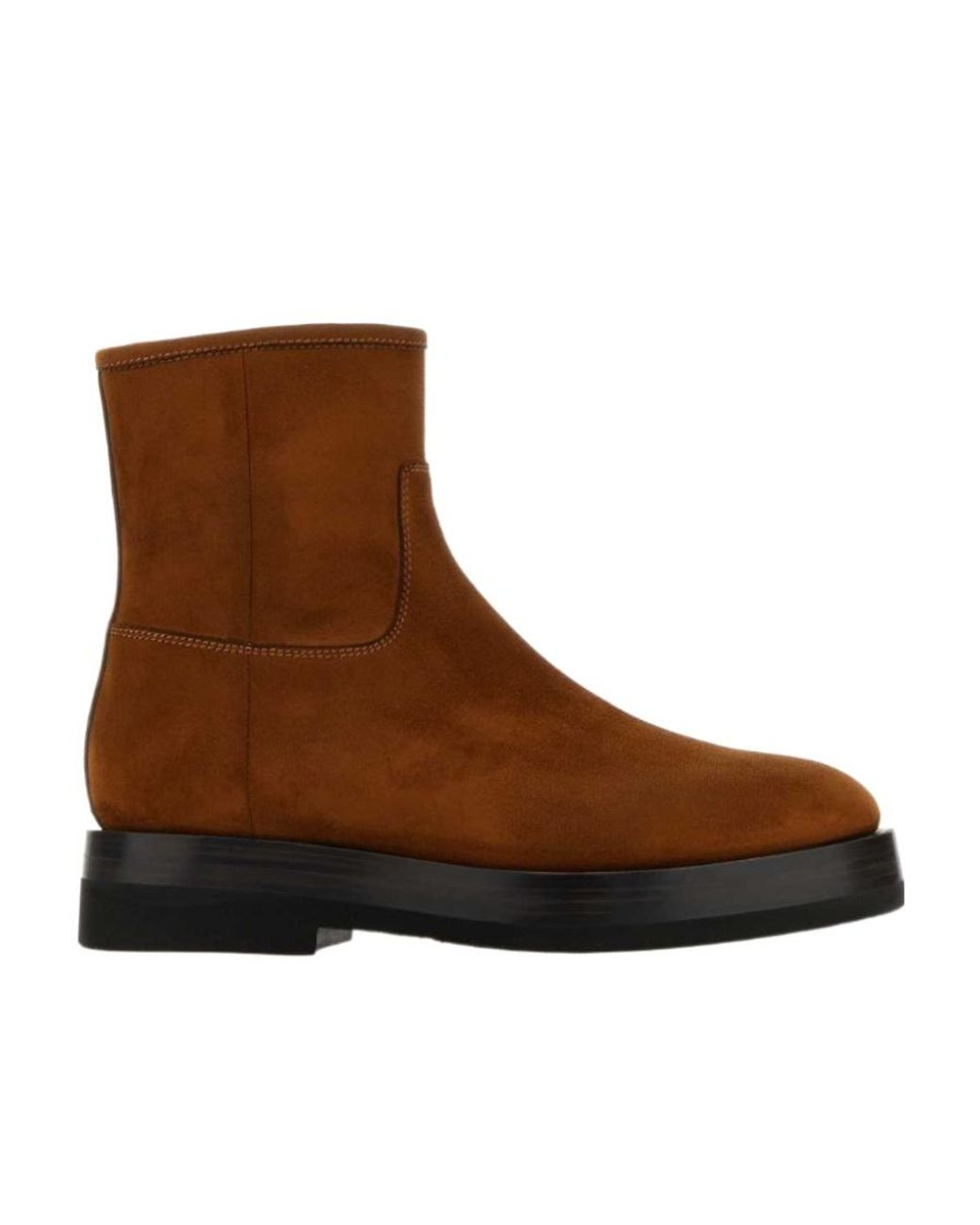 Santoni Brown Ankle Boots for men
