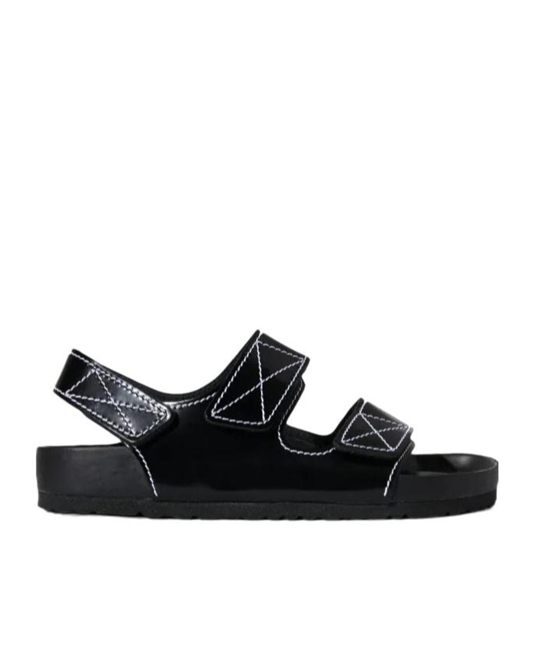 Birkenstock Black Milano Flat Sandals