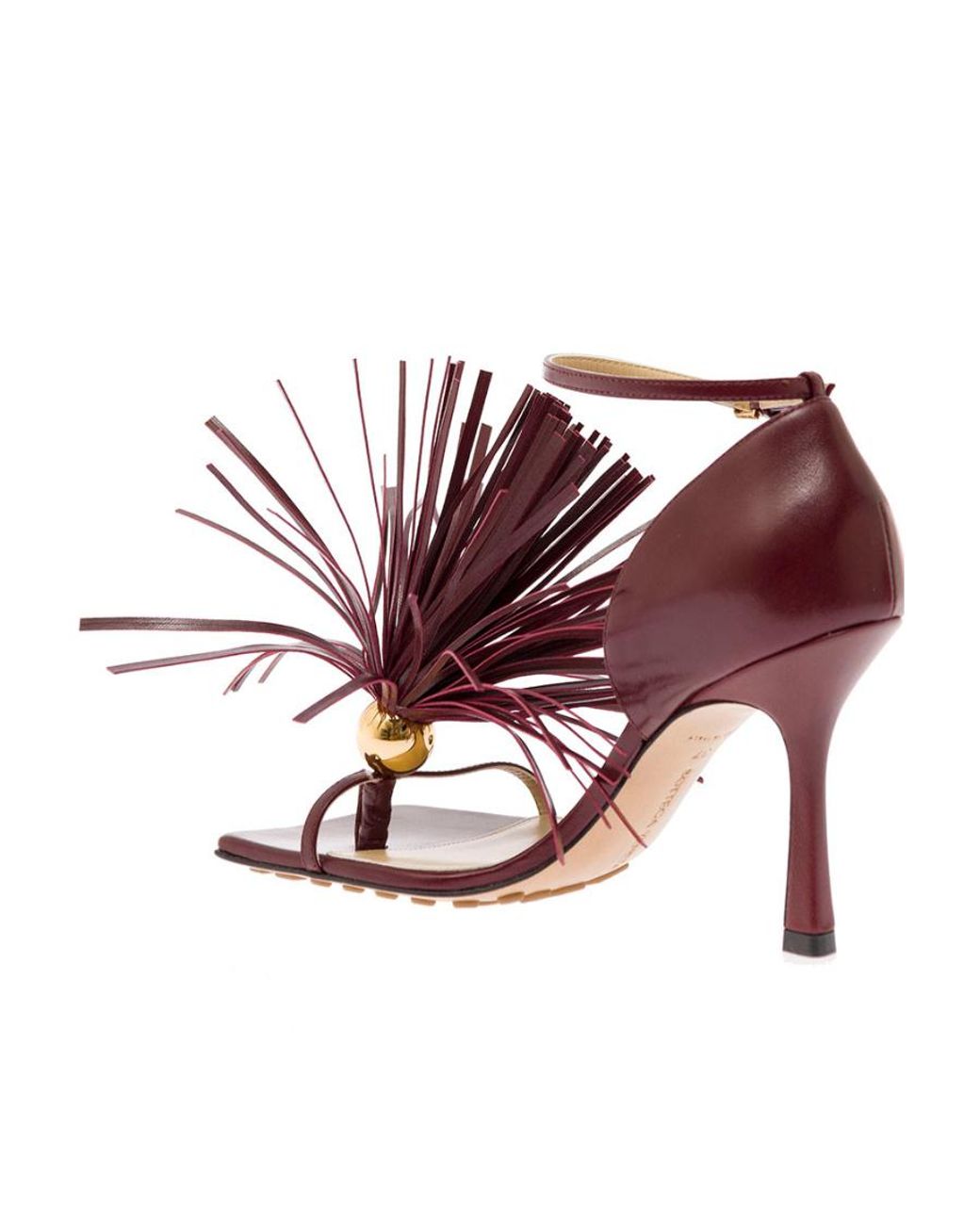 Bottega Veneta Pink Stretch Strap Sandals