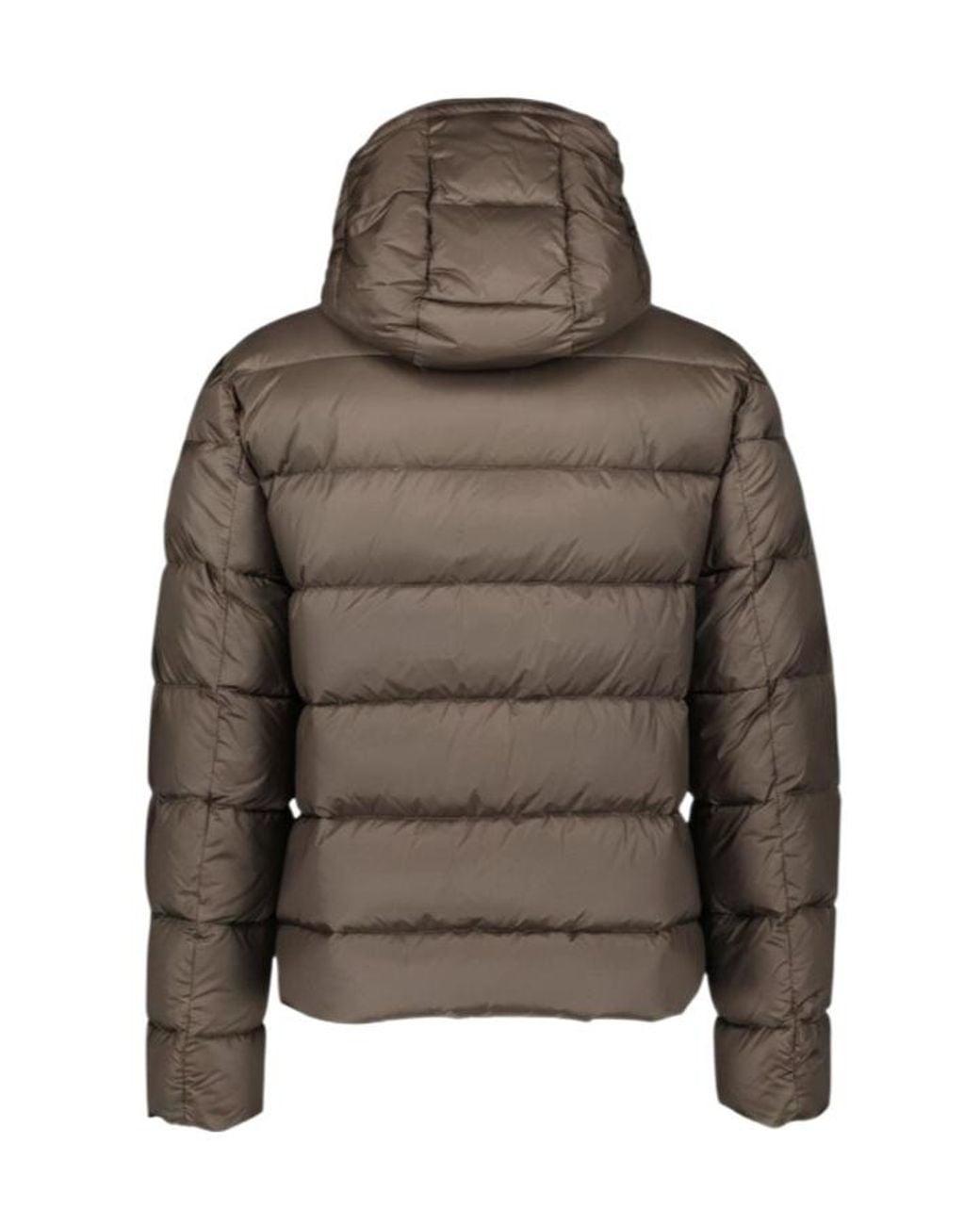 Fay Brown Hooded Quilted Down Jacket for men