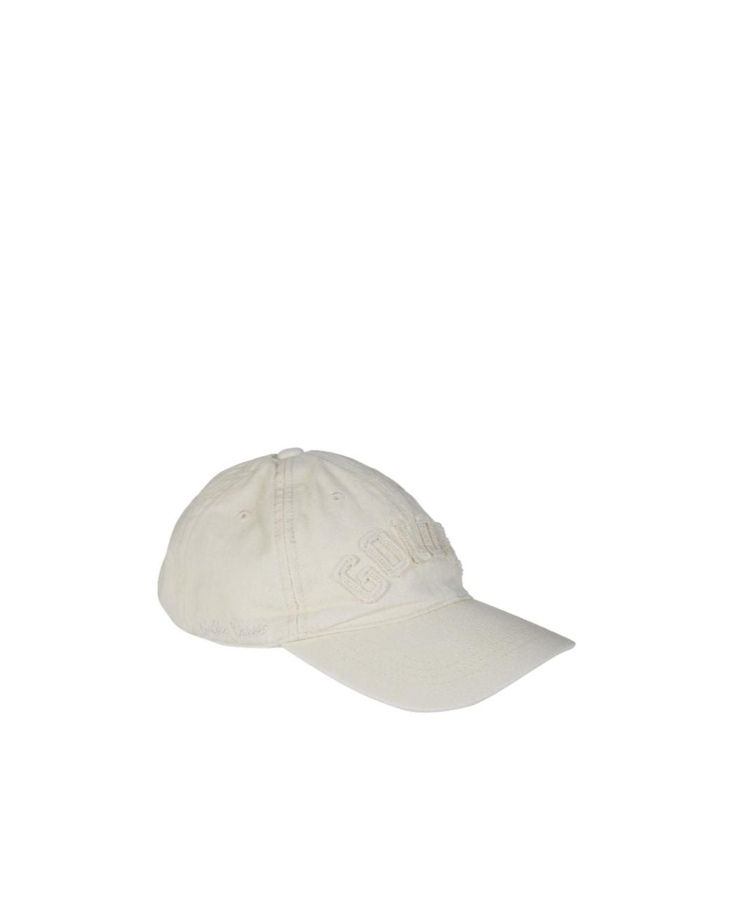 Golden Goose Deluxe Brand White Logo Detailed Baseball Cap