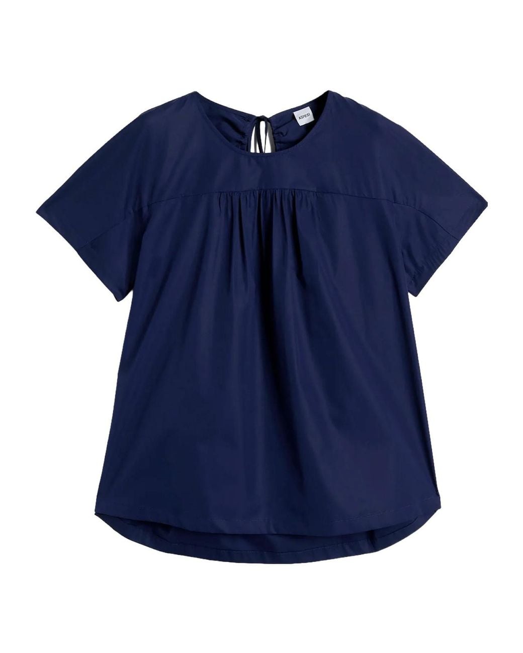 Aspesi Blue Tie-Up Detail Cover-Up