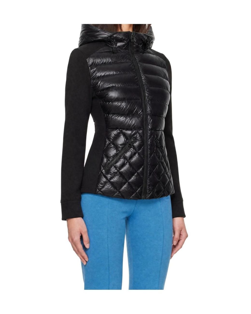 Mackage Blue Agatha Quilted Hooded Down Jacket