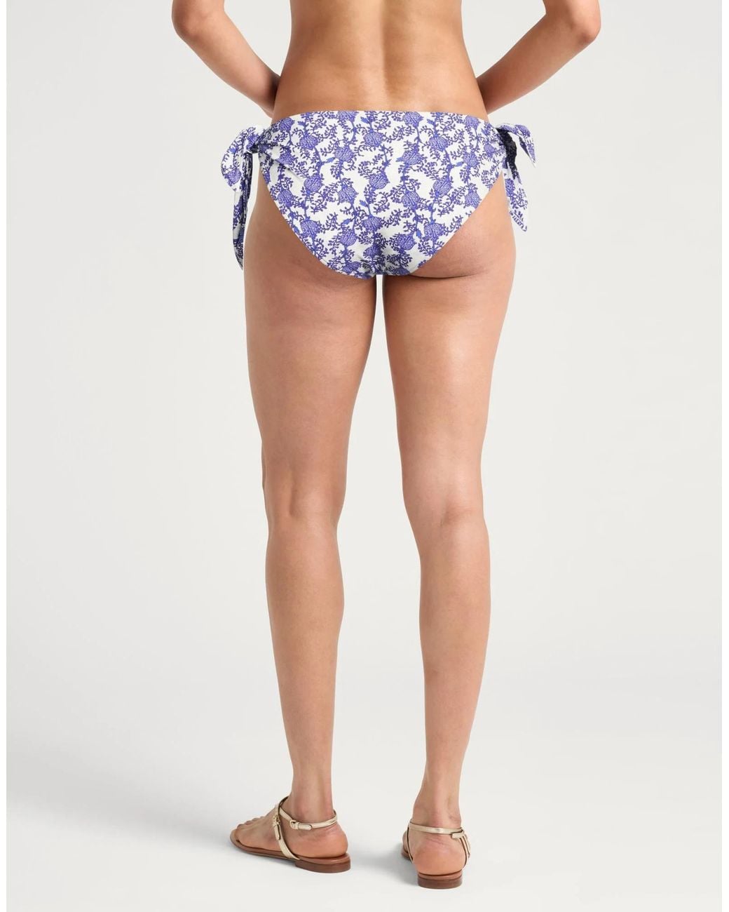 Isabel Marant Blue Floral-Print Bikinis