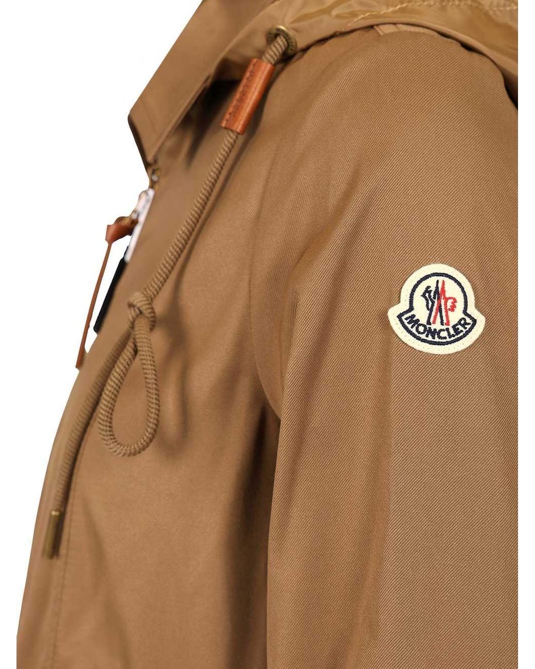 Moncler Brown Adenium Drawstring Hooded Jacket