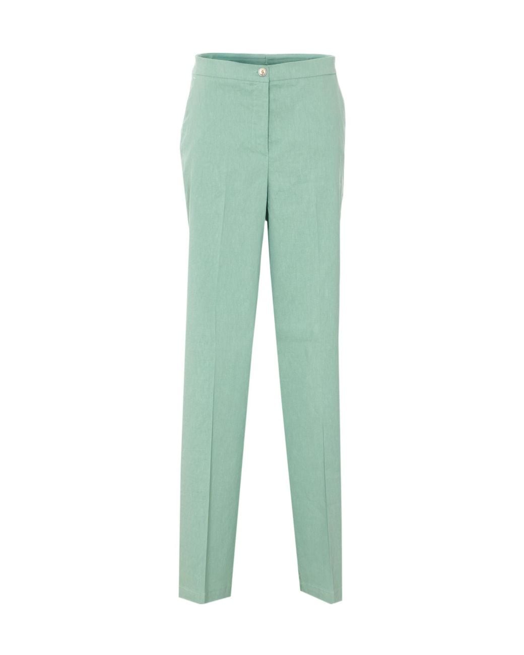 Pinko Green Jacopone Wide-Leg Pants