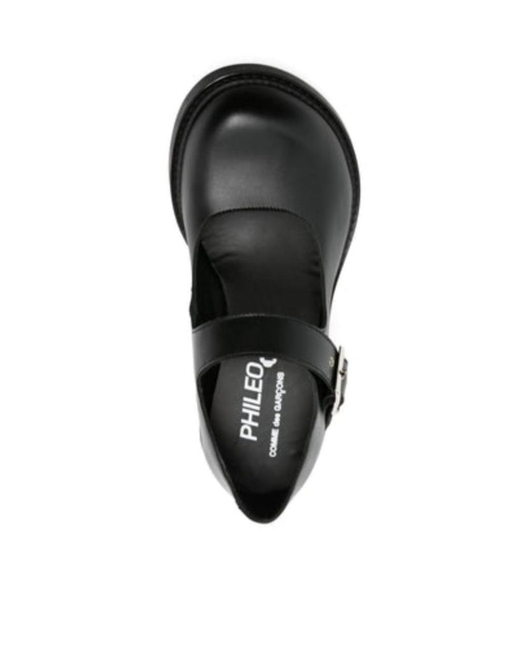 Comme des Garçons Black X Phileo 75Mm Leather Pumps