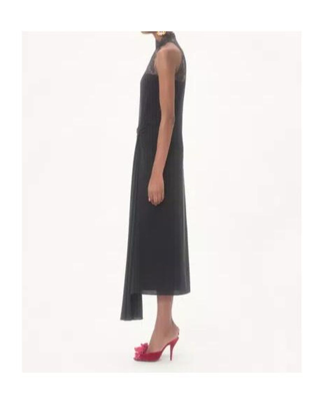 Valentino Black Georgette Dress