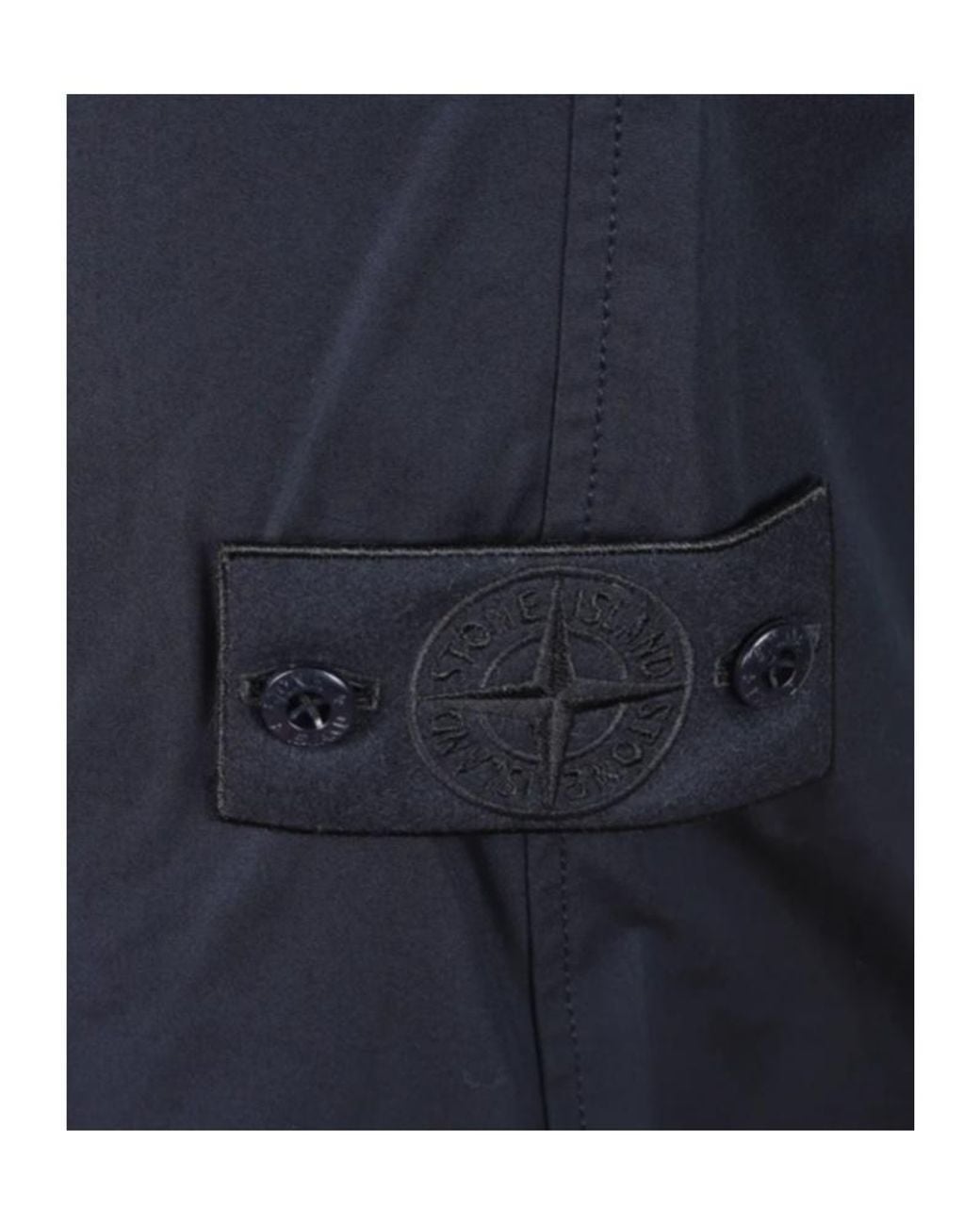 Stone Island Blue Casual Trousers With Belt Loops for men
