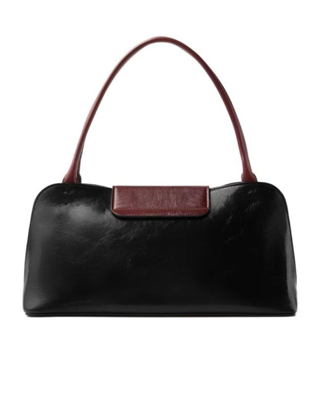 Versace Black Vivian Leather East/West Shoulder Bag