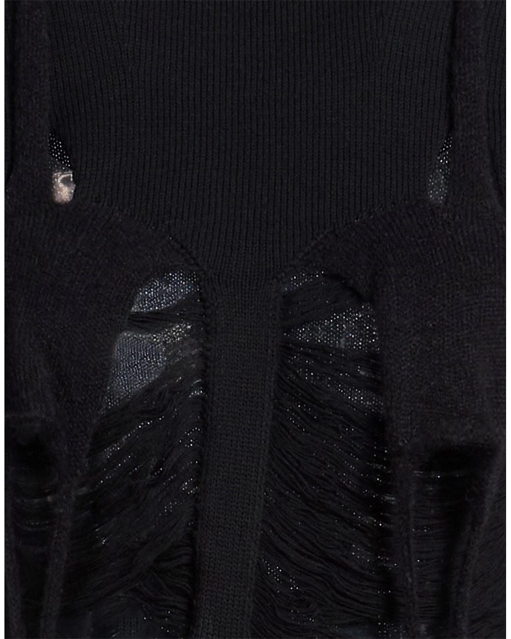 Rick Owens Black Lightweight Knit Tops