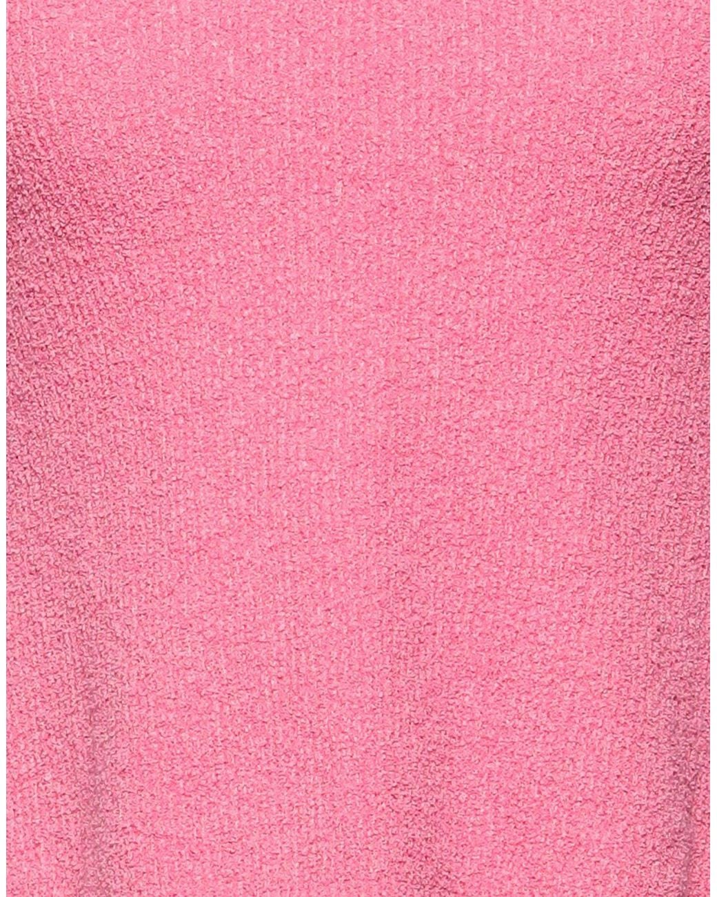 Jacquemus Pink Solid-Color Knit Top