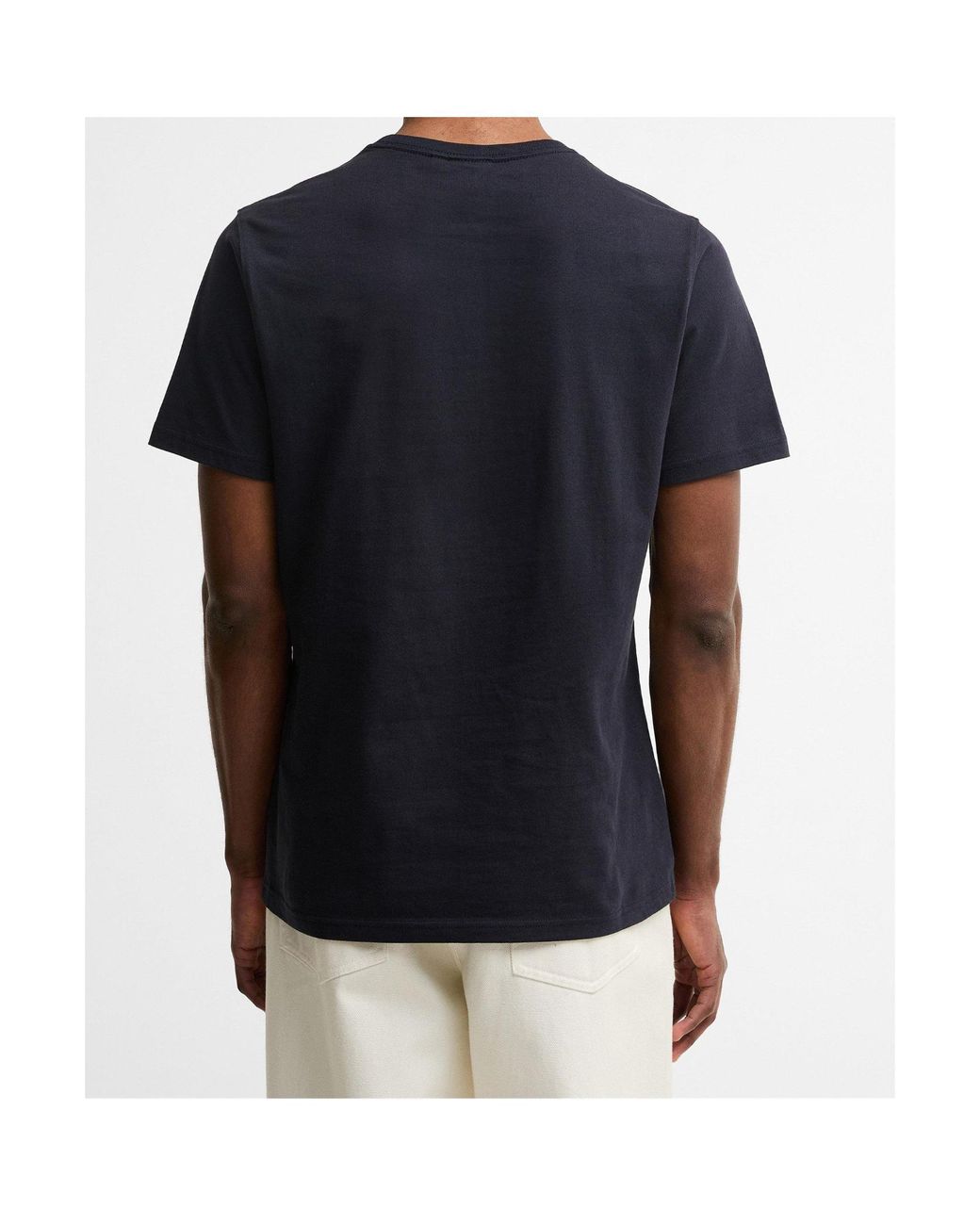Barbour Blue Moorside Logo Tailored T-Shirt for men