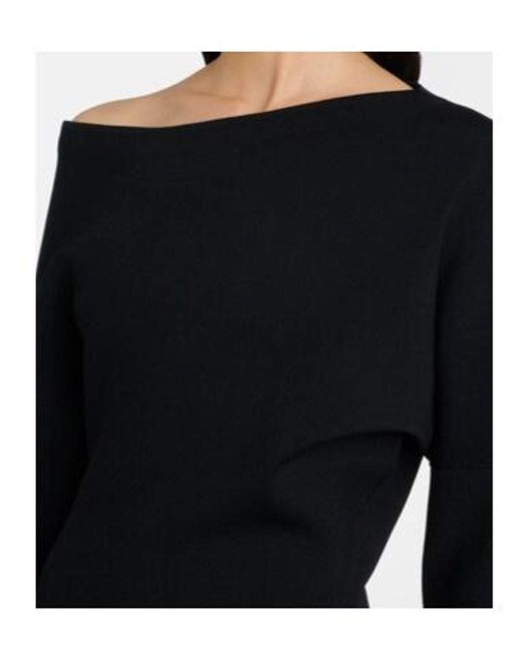Altuzarra Black Etta One-Shoulder Maxi Dress