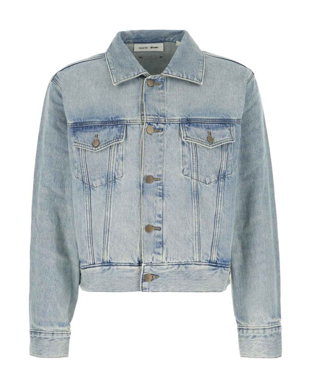 Fear Of God Blue Long-Sleeve Denim Jacket for men
