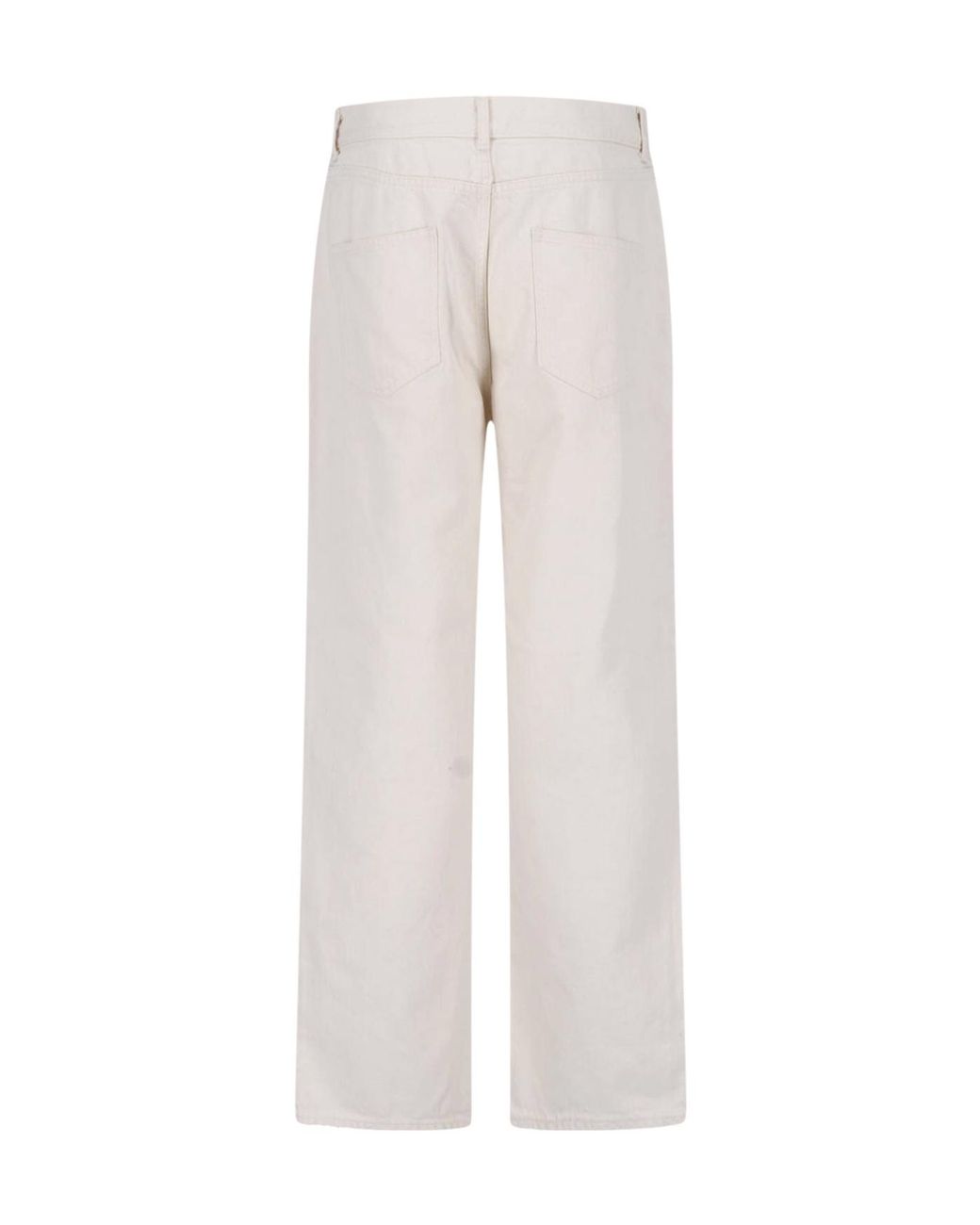 The Row White Straight-Leg Jeans for men