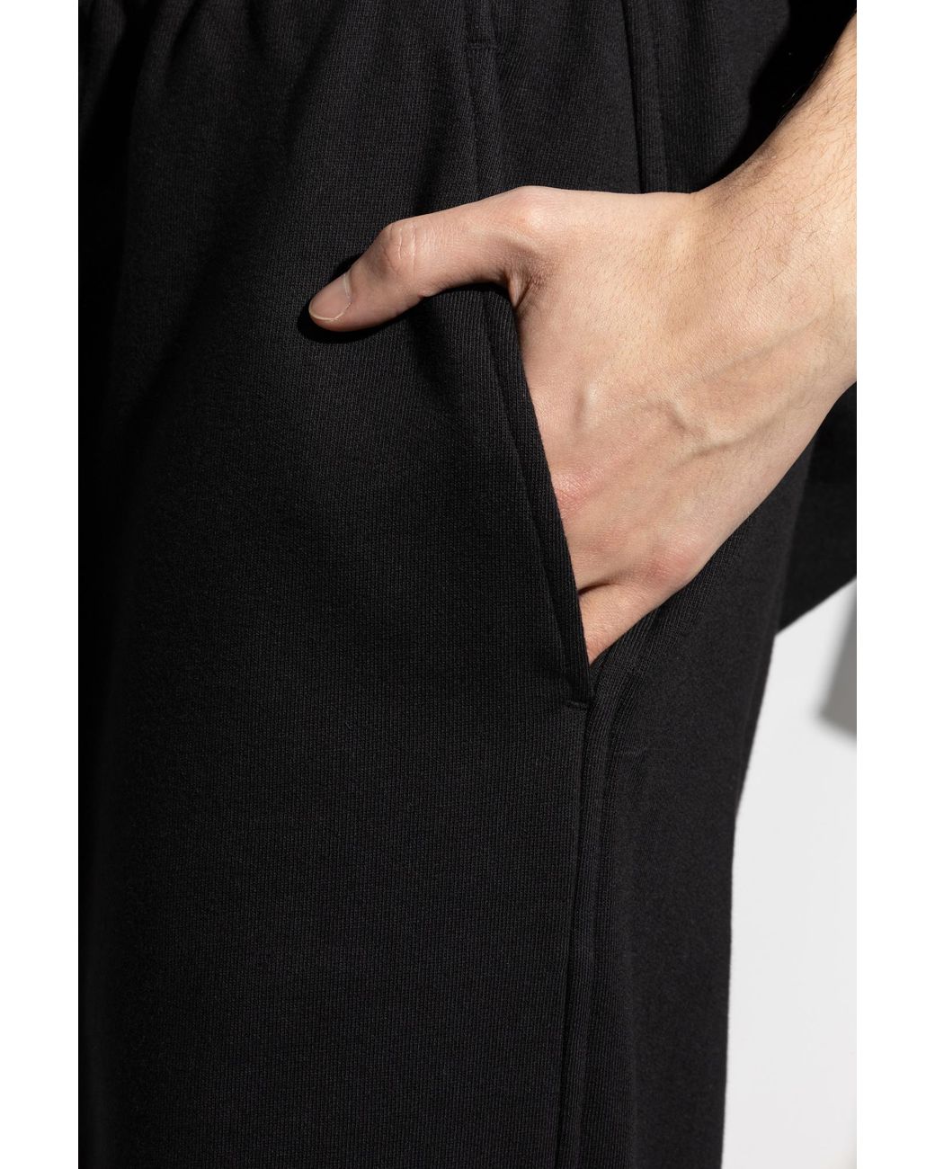 Dries Van Noten Black Straight-Leg Track Pants for men