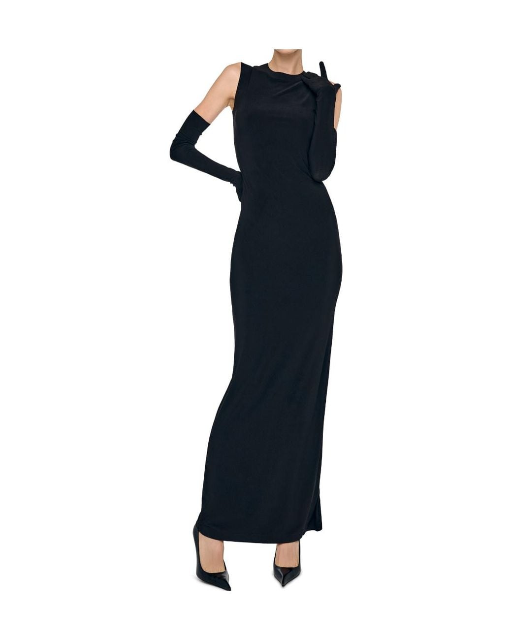 Norma Kamali Blue Sleeveless Maxi Dress