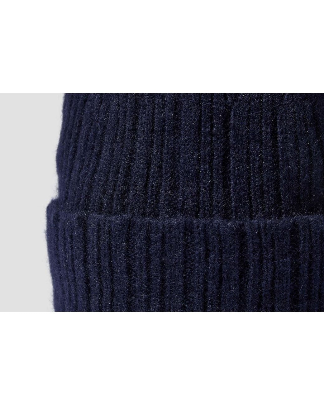 Drake's Blue Knitting Hat for men