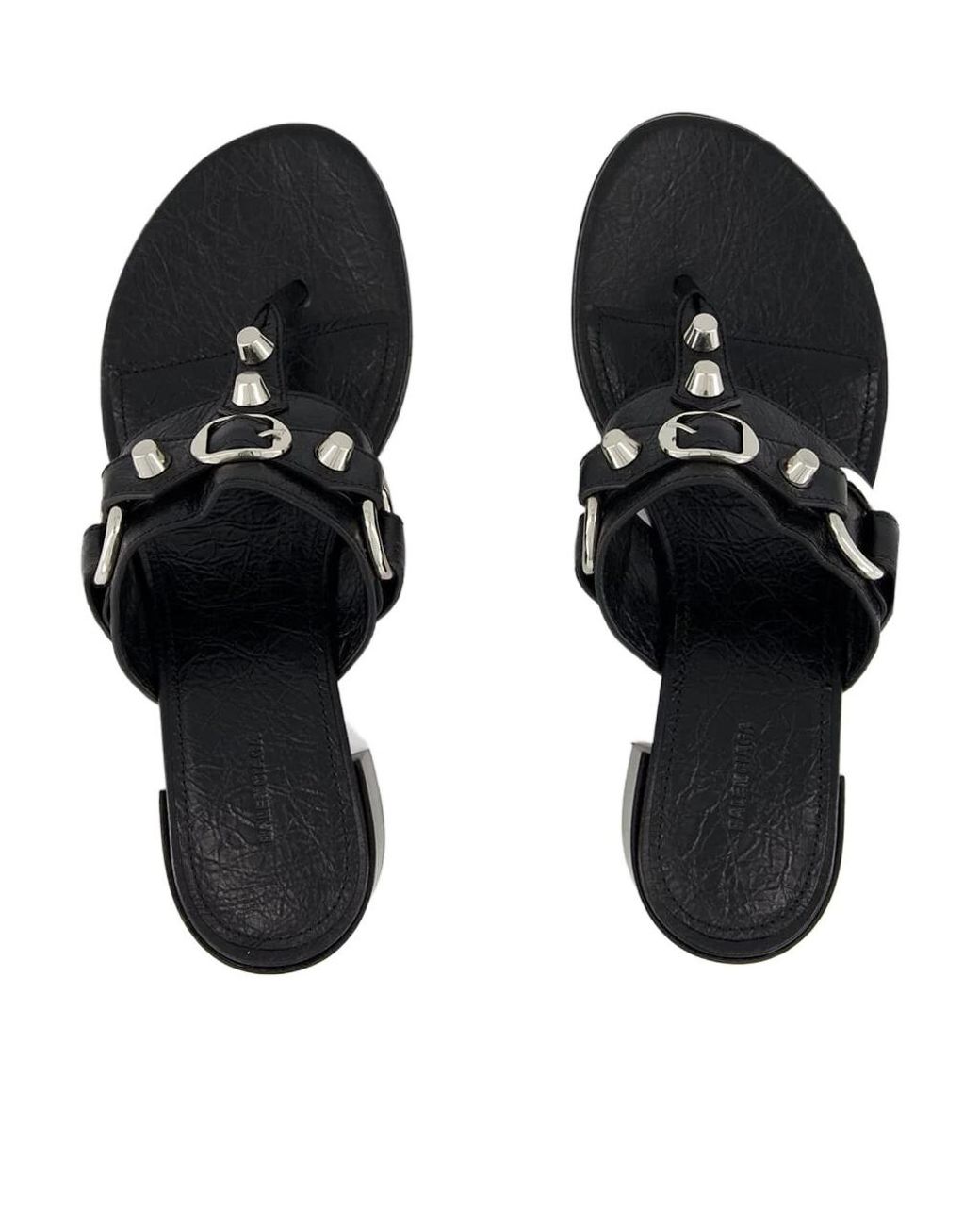 Balenciaga Black "City" 50Mm Sandals