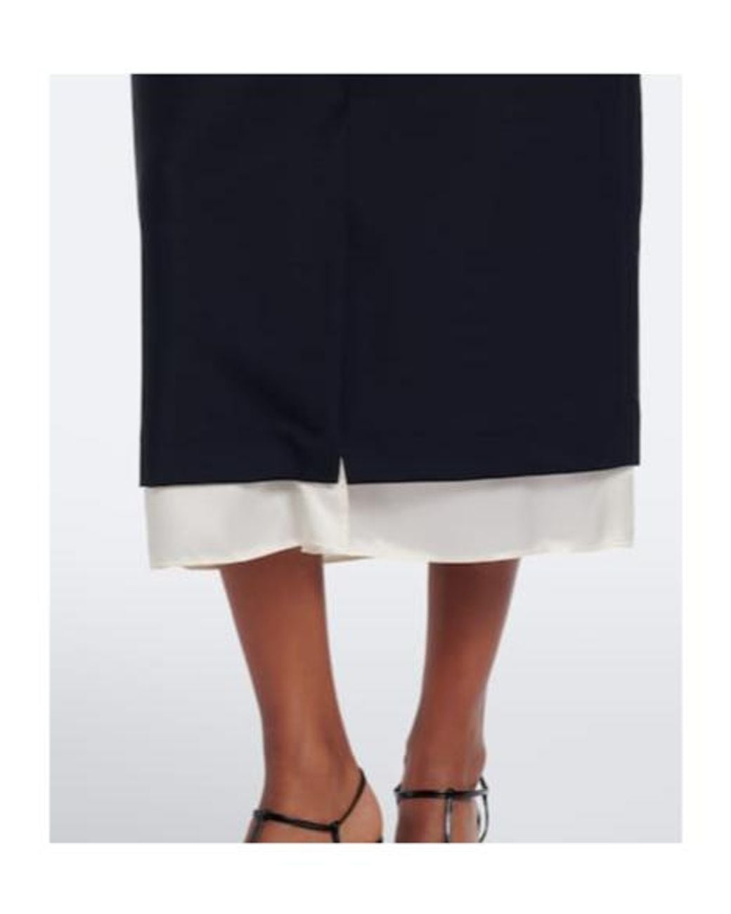 Rohe Blue Wool And Mohair Midi Skirt