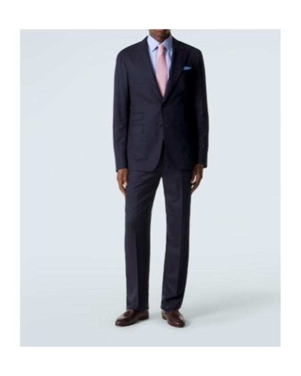 Dunhill Blue Wool Slim Pants for men
