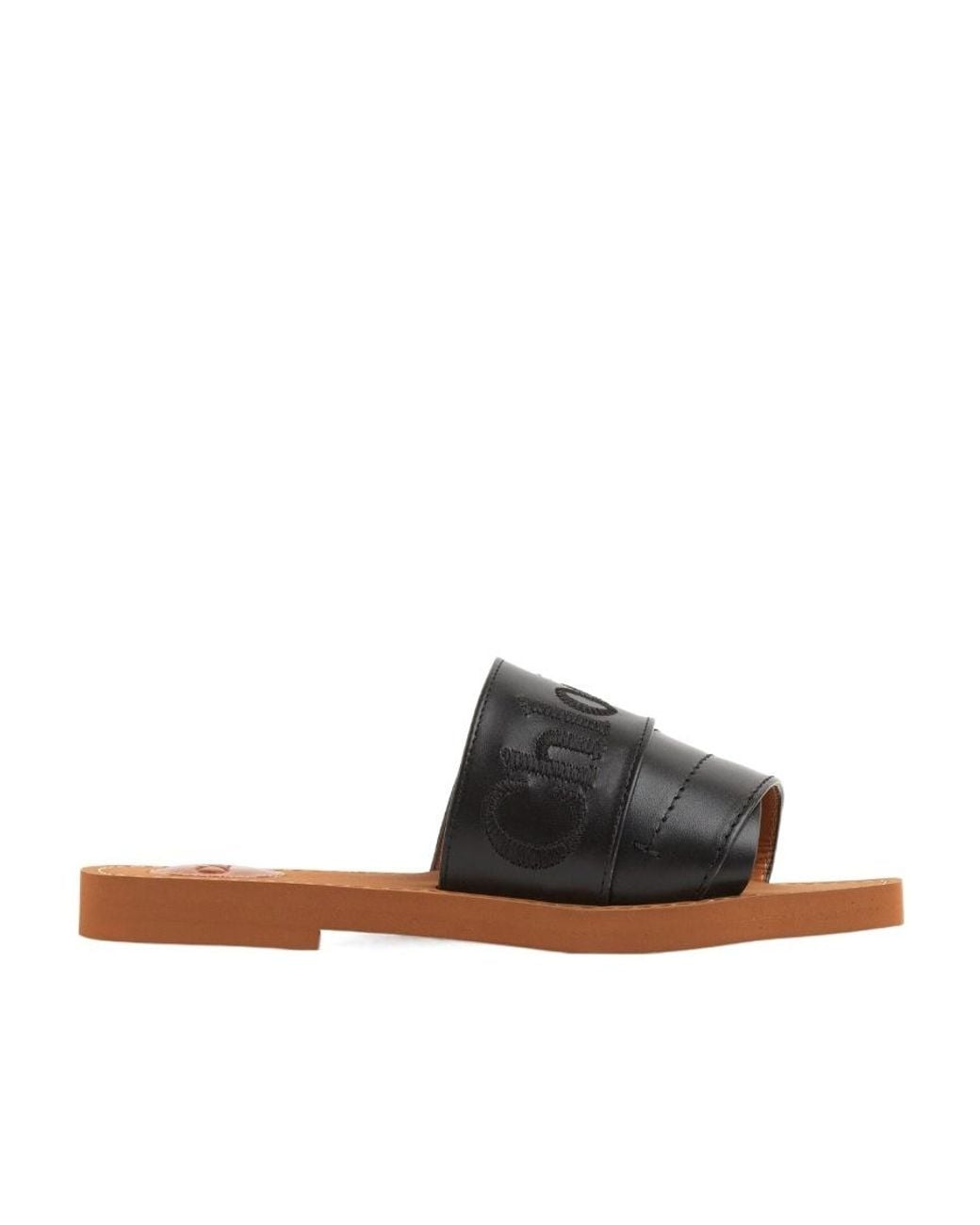 Chloé Multicolor Chloé Woody Flat Mules