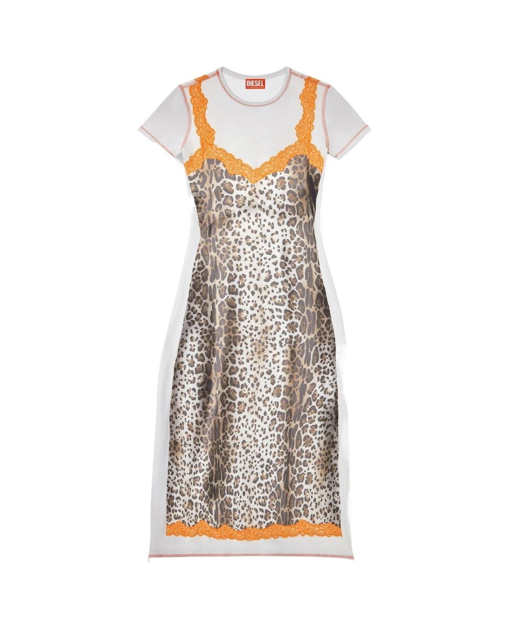 DIESEL Multicolor D-Ile Midi Dress