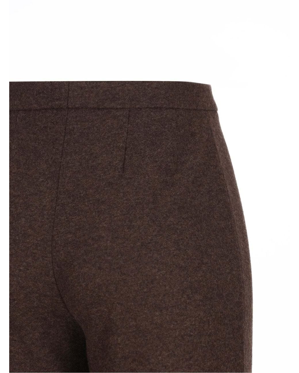 Loro Piana Brown Flared Trousers