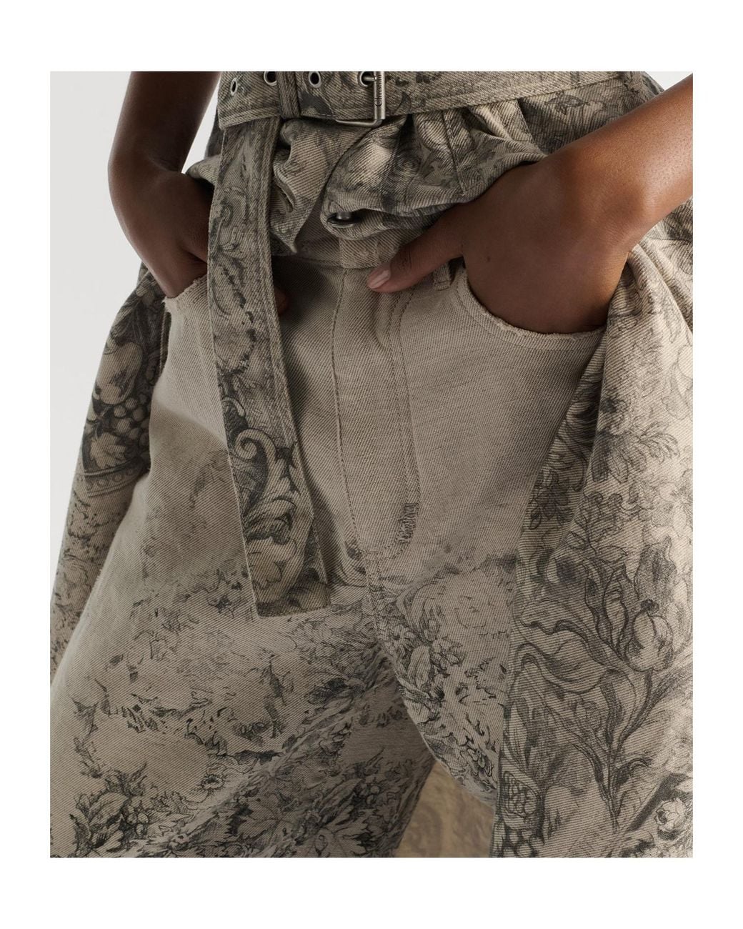 Dior Natural Flared Jeans
