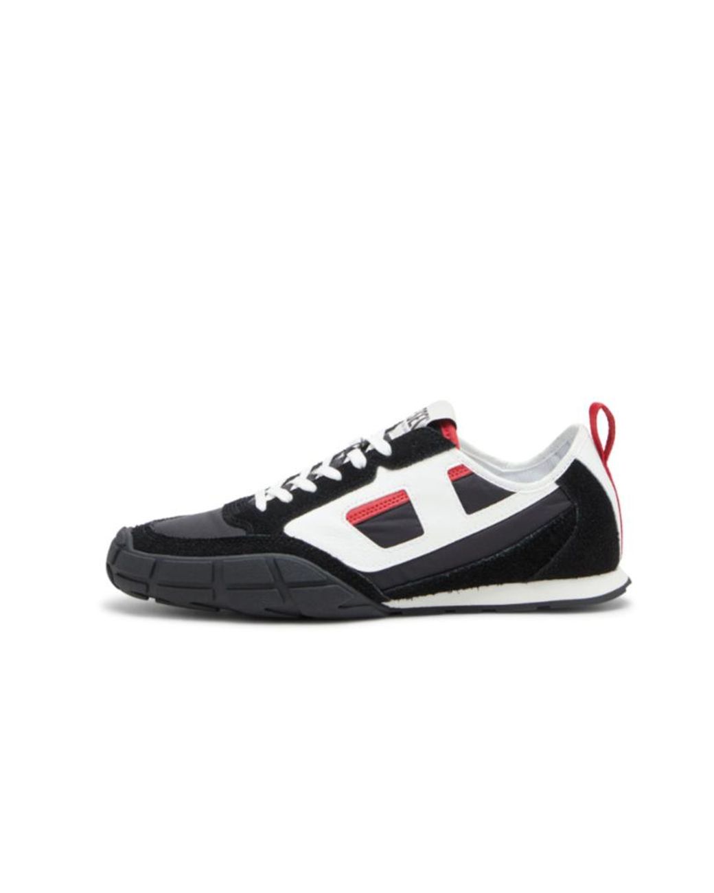 DIESEL Black Pagodha Panelled Sneakers for men