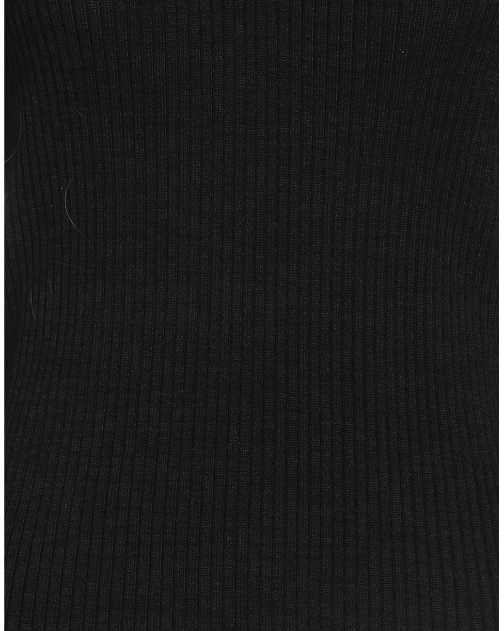 Isabel Marant Black Simple Solid-Colored Knit Top