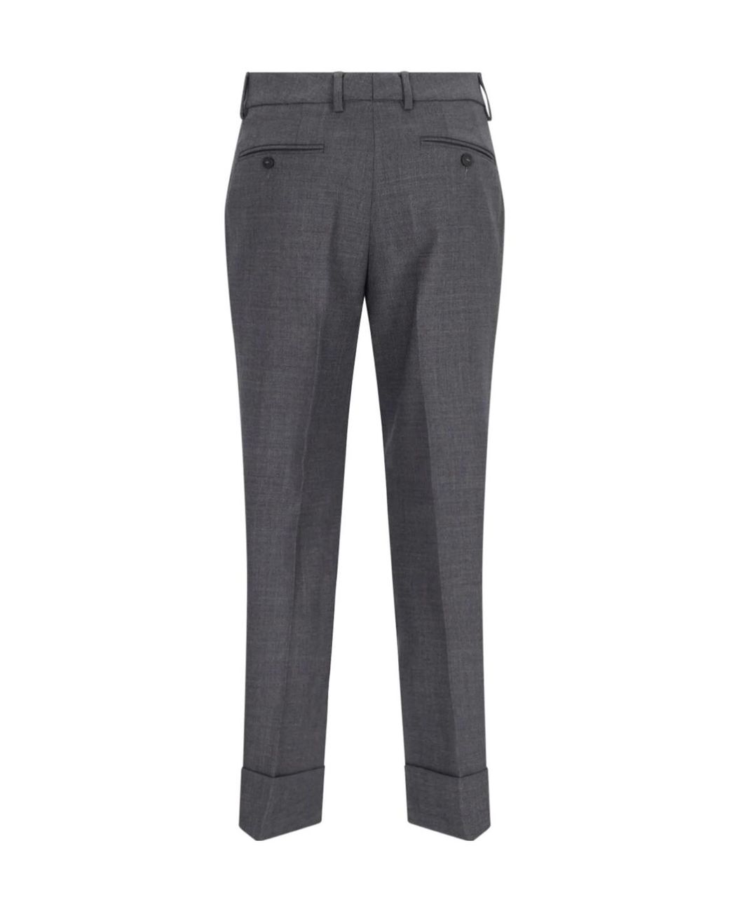 Incotex Gray Casual Trousers With Belt Loops