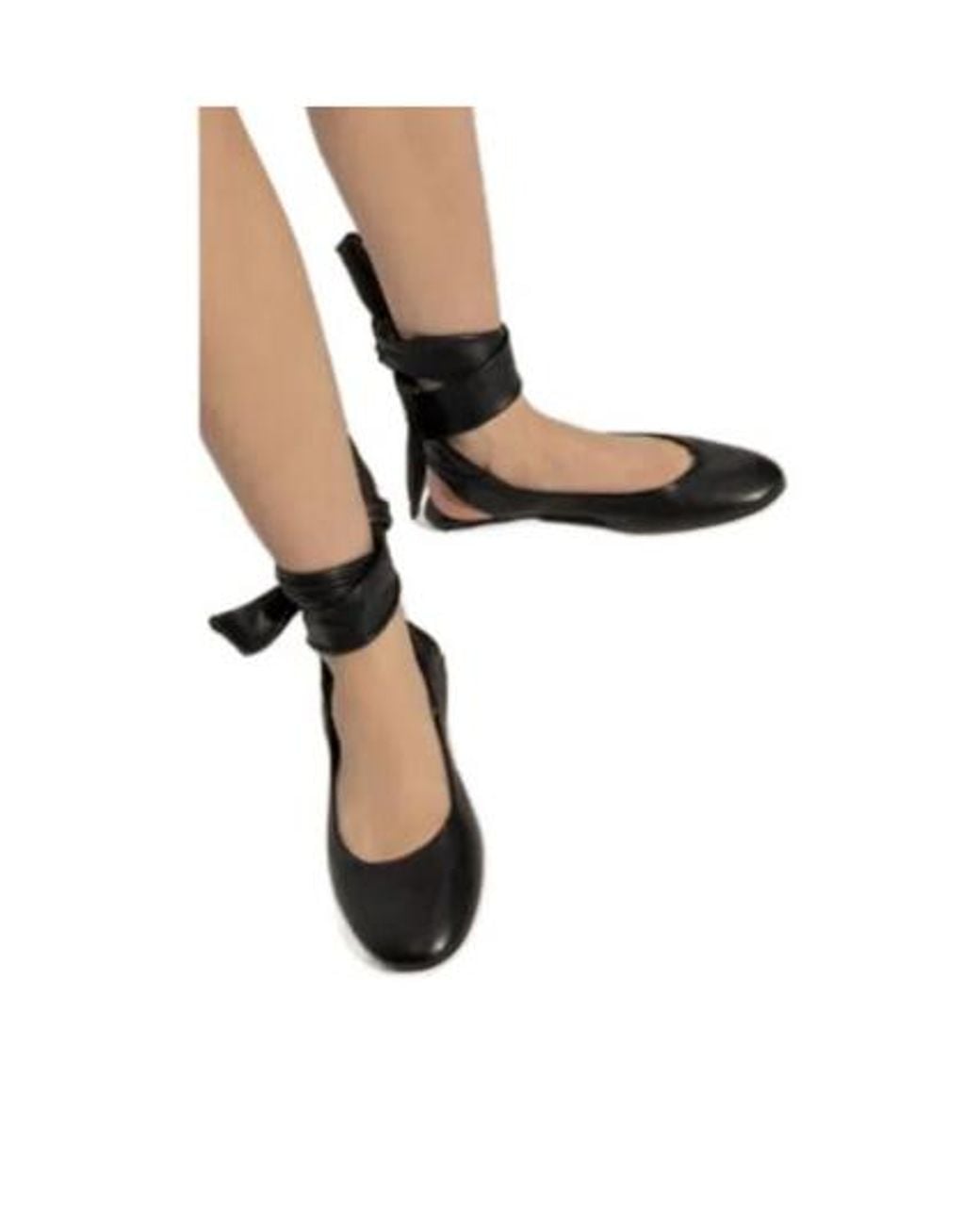 The Attico Black Cloe Ballet Flats