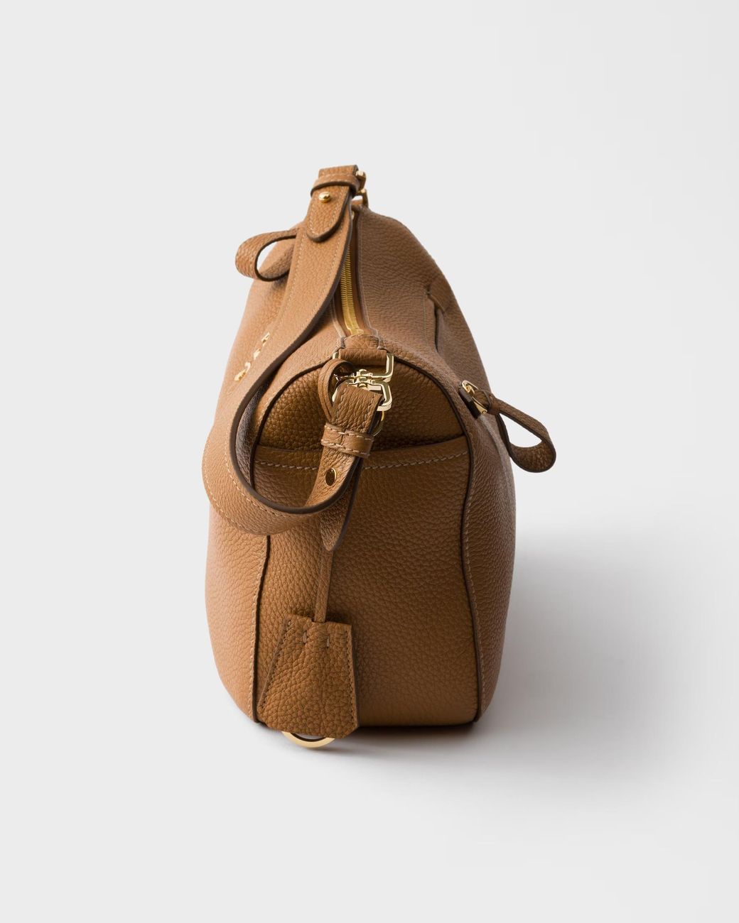 Prada Brown Medium Leather Shoulder Bag