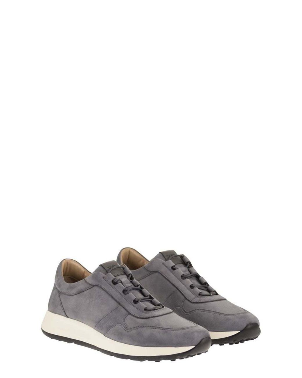 Tod's Gray Dot Lace-Up Sneakers for men