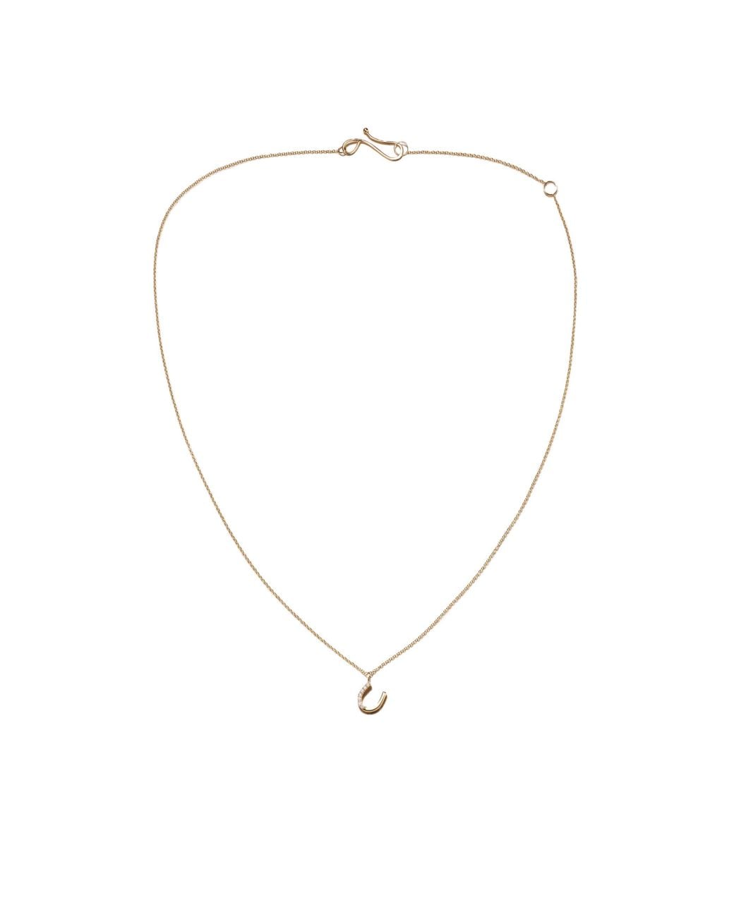 Melissa Joy Manning White 14-Karat Recycled Diamond Necklace