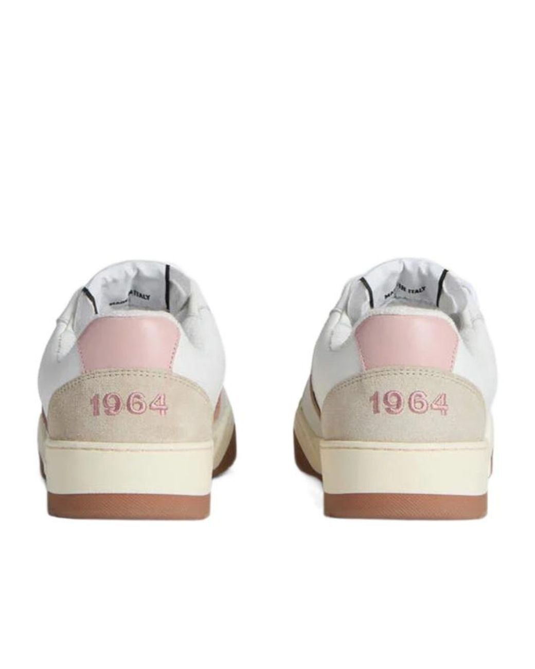 DSquared² White Spiker Panelled Lace-Up Sneakers