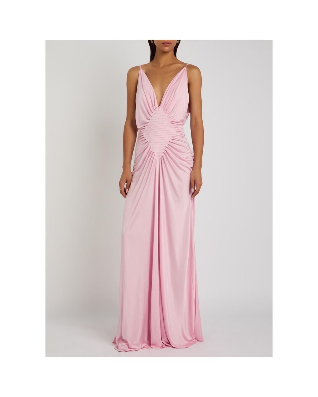 Versace Pink Satin Dress